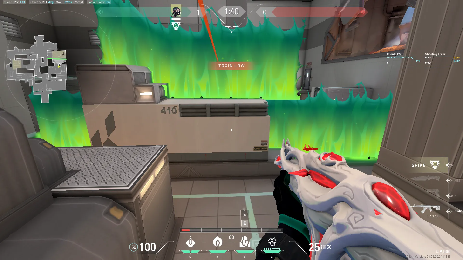 Viper Toxic Screen on Icebox Defense Site A — step 4 of 4: Result