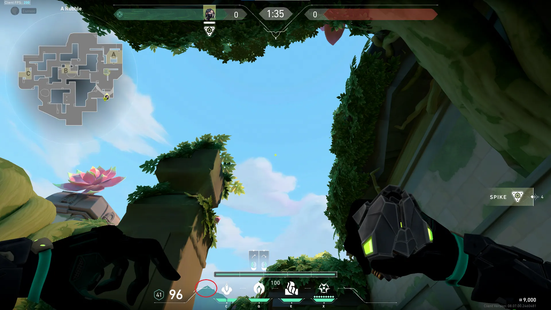 Viper Poison Cloud on Lotus Attack Site A — step 2 of 3: Aim — line up the shot