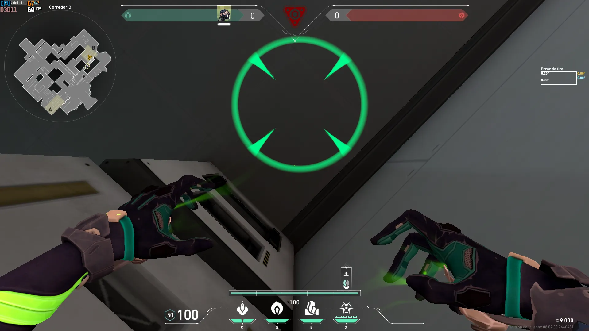 Viper Vipers Pit on Icebox Attack Site B — step 2 of 6: Aim — line up the shot