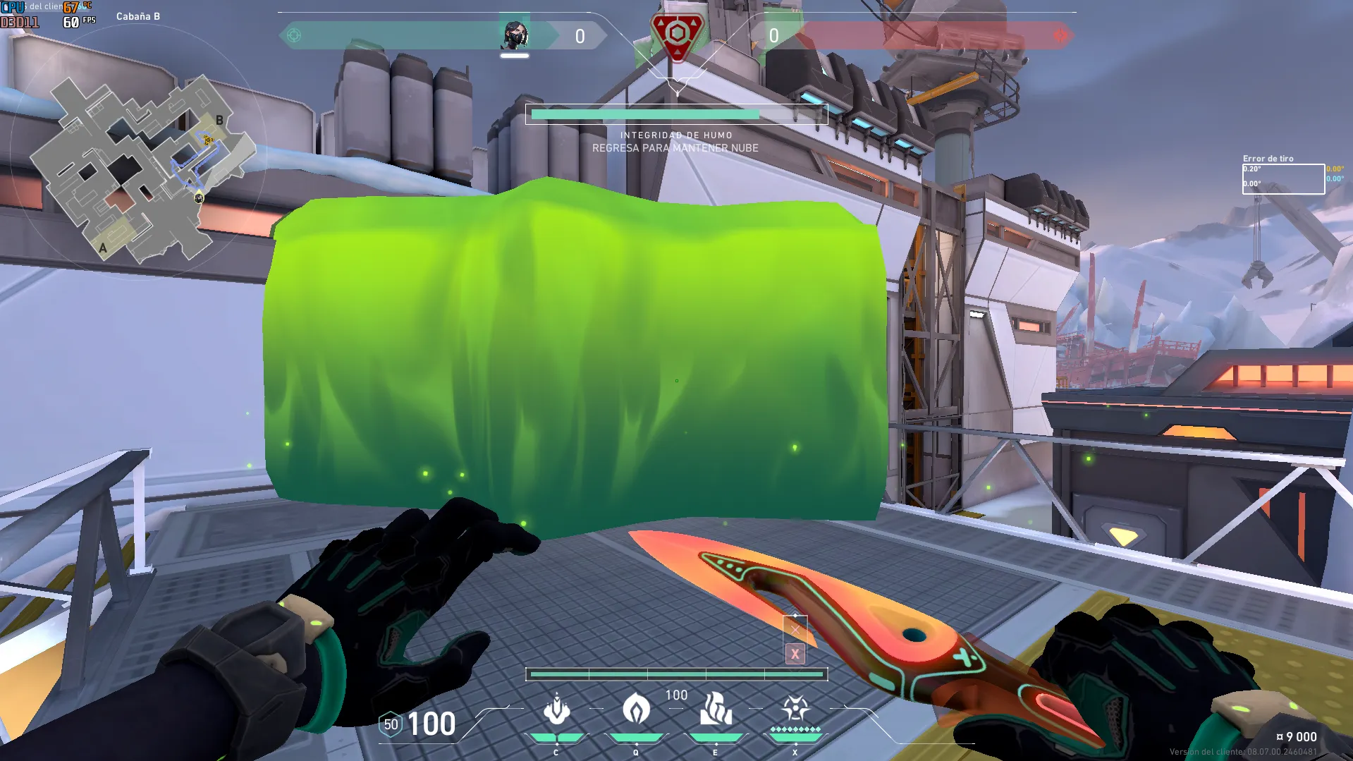 Viper Vipers Pit on Icebox Attack Site B — step 3 of 6: Aim — line up the shot