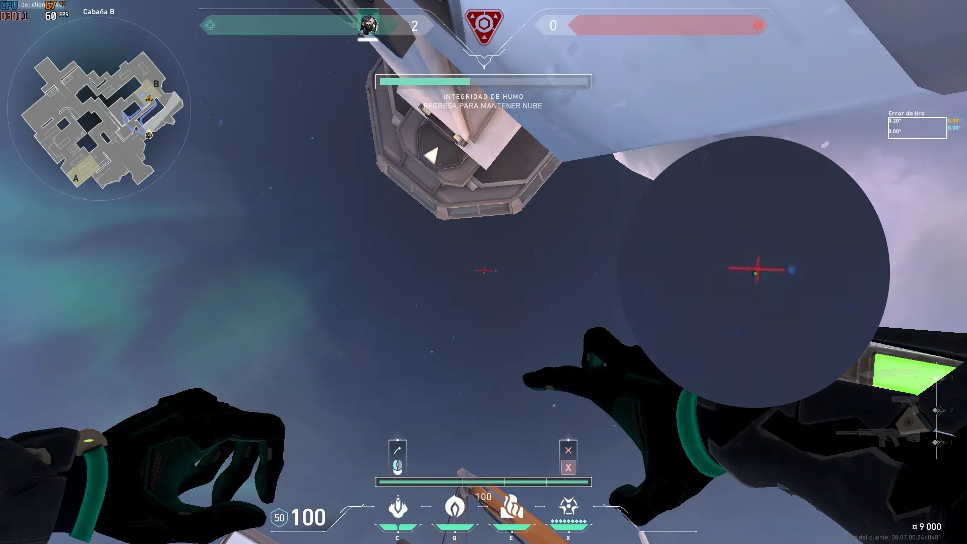 Viper Vipers Pit on Icebox Attack Site B — step 5 of 6: Aim — line up the shot