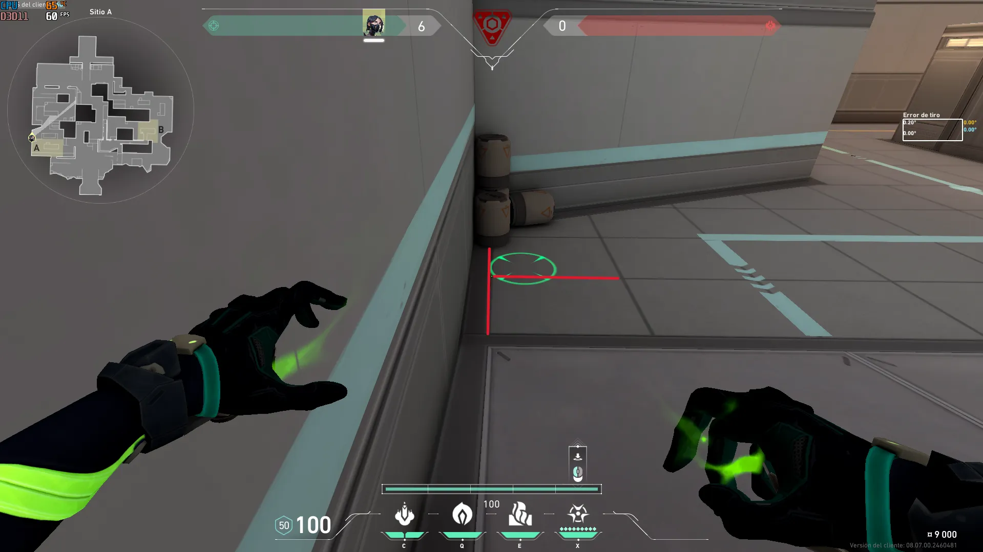 Viper Vipers Pit on Icebox Attack Site A — step 1 of 4: Position — where to stand