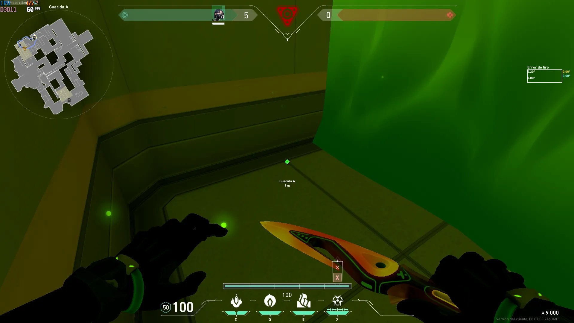Viper Vipers Pit on Icebox Attack Site A — step 2 of 4: Aim — line up the shot