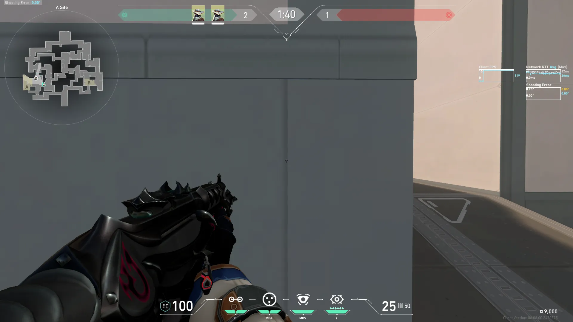 Cypher Cyber Cage on Split Defense Site A — step 1 of 3: Position — where to stand