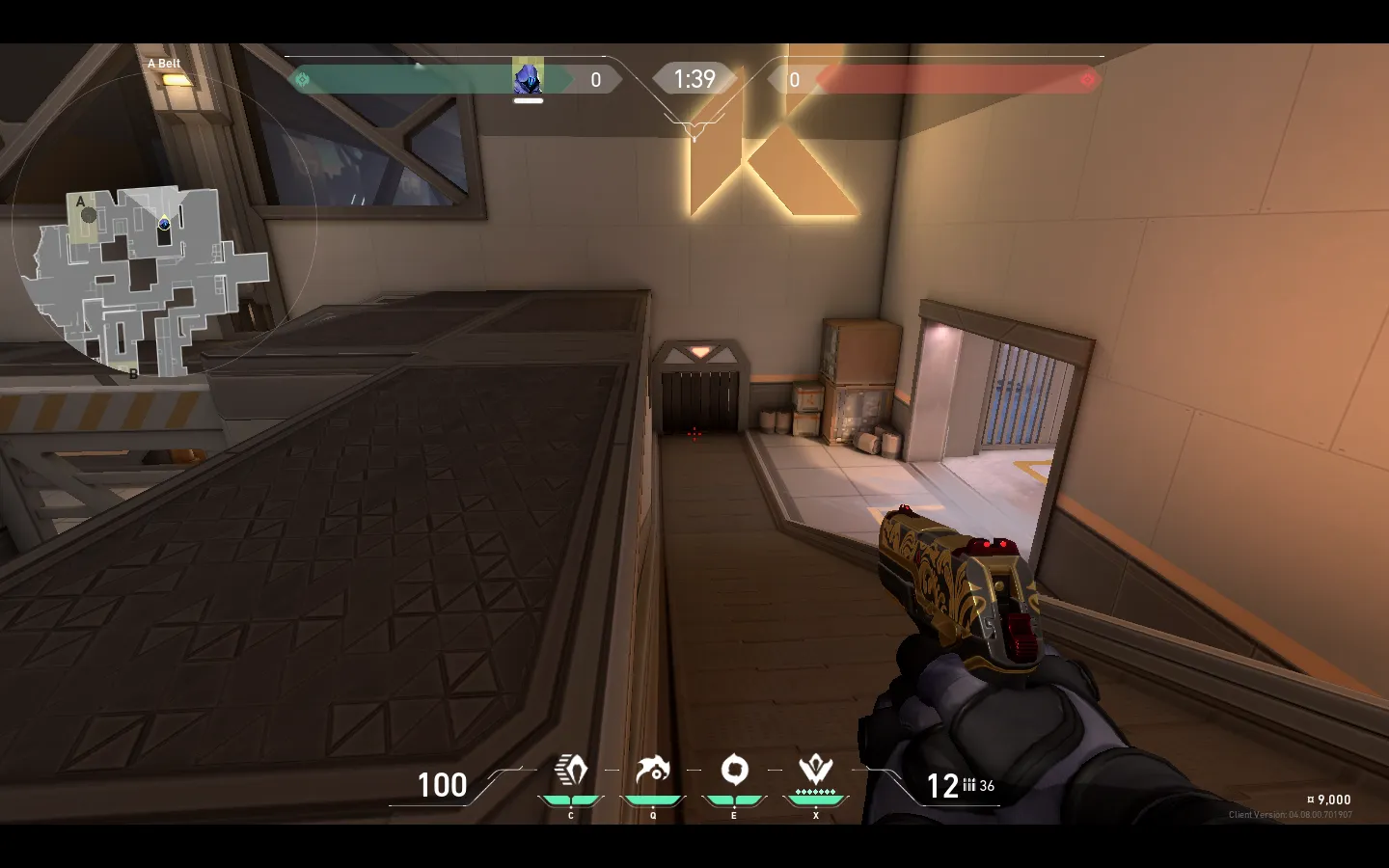 Omen Dark Cover on Icebox Attack Site A — step 1 of 4: Position — where to stand