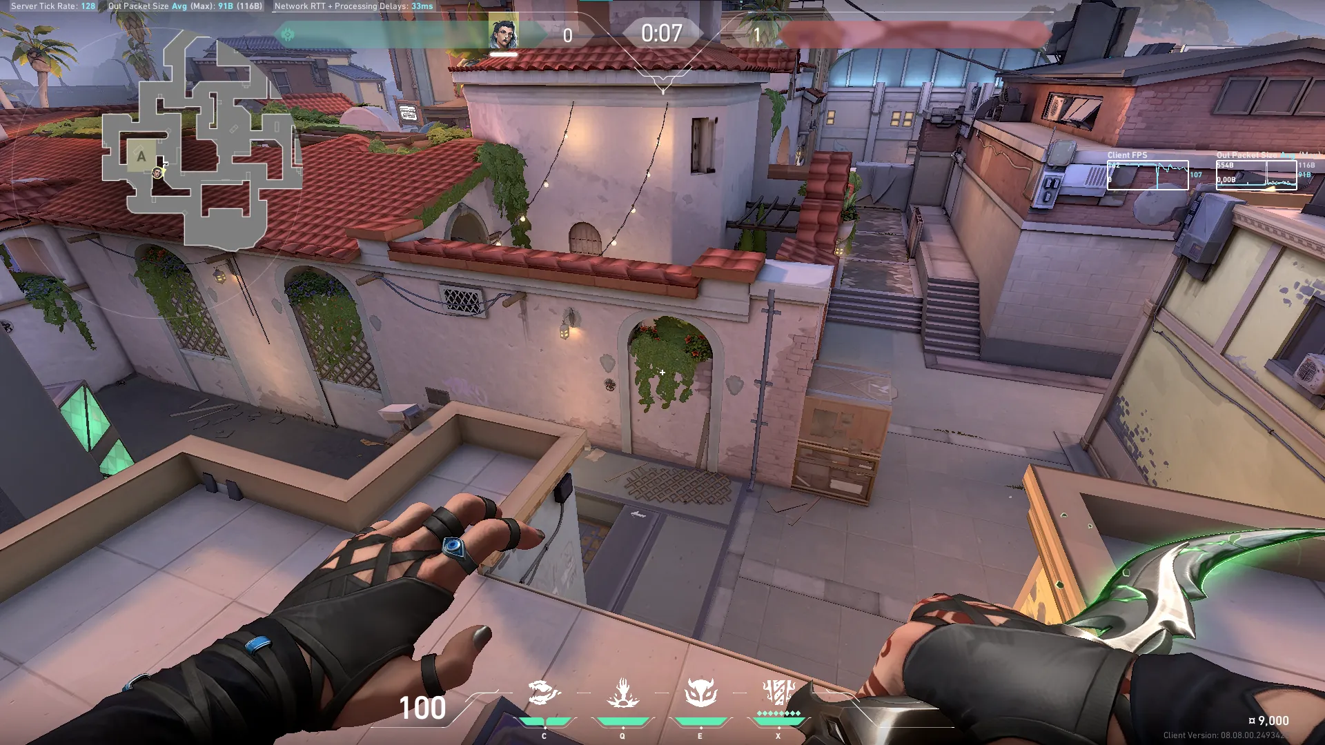 Fade Haunt on Sunset Defense Site A — step 5 of 6: Aim — line up the shot