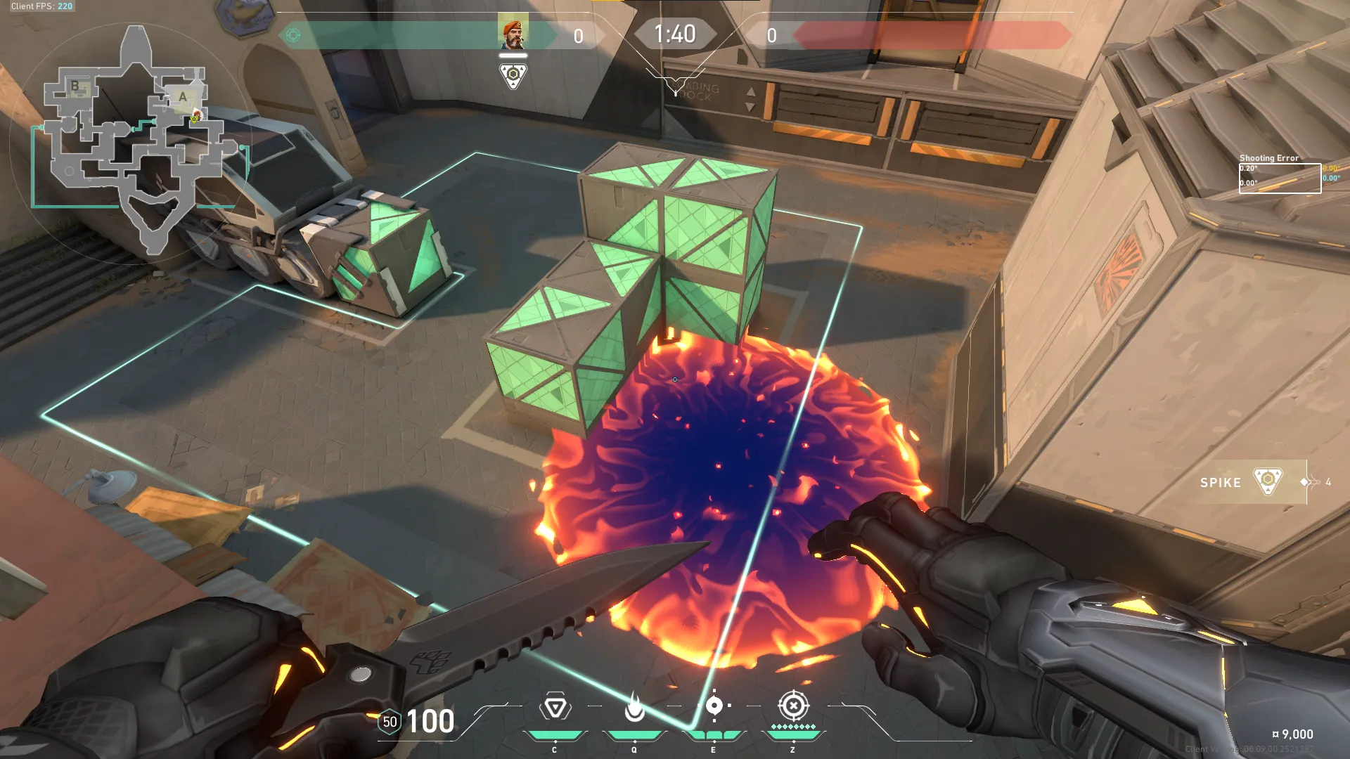 Brimstone Incendiary on Bind Defense Site A — step 4 of 4: Result