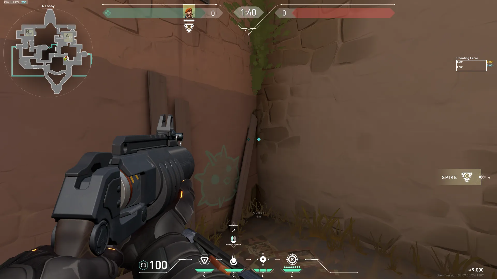 Brimstone Incendiary on Bind Attack Site A — step 1 of 4: Position — where to stand