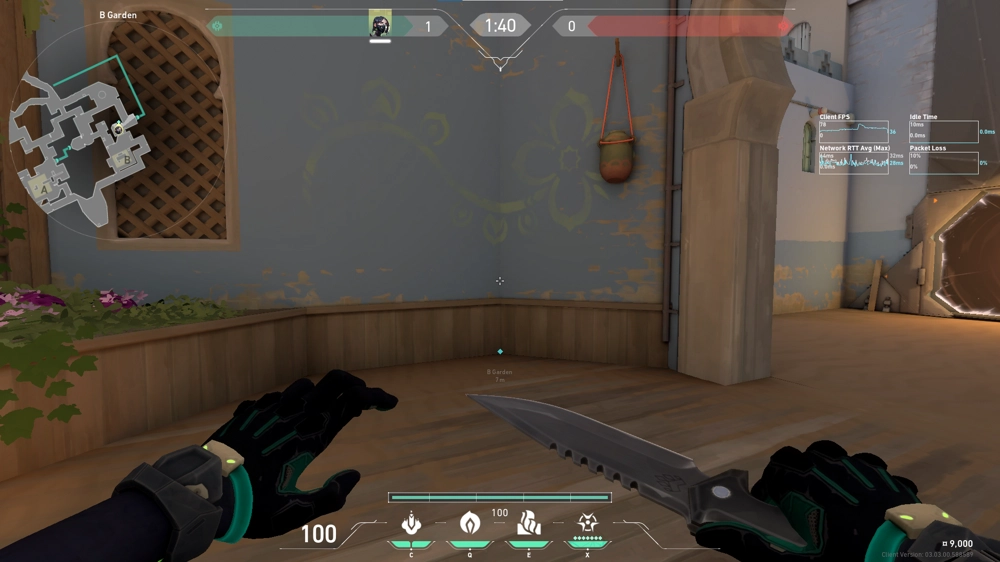 Viper Poison Cloud on Bind Defense Site B — step 1 of 3: Position — where to stand