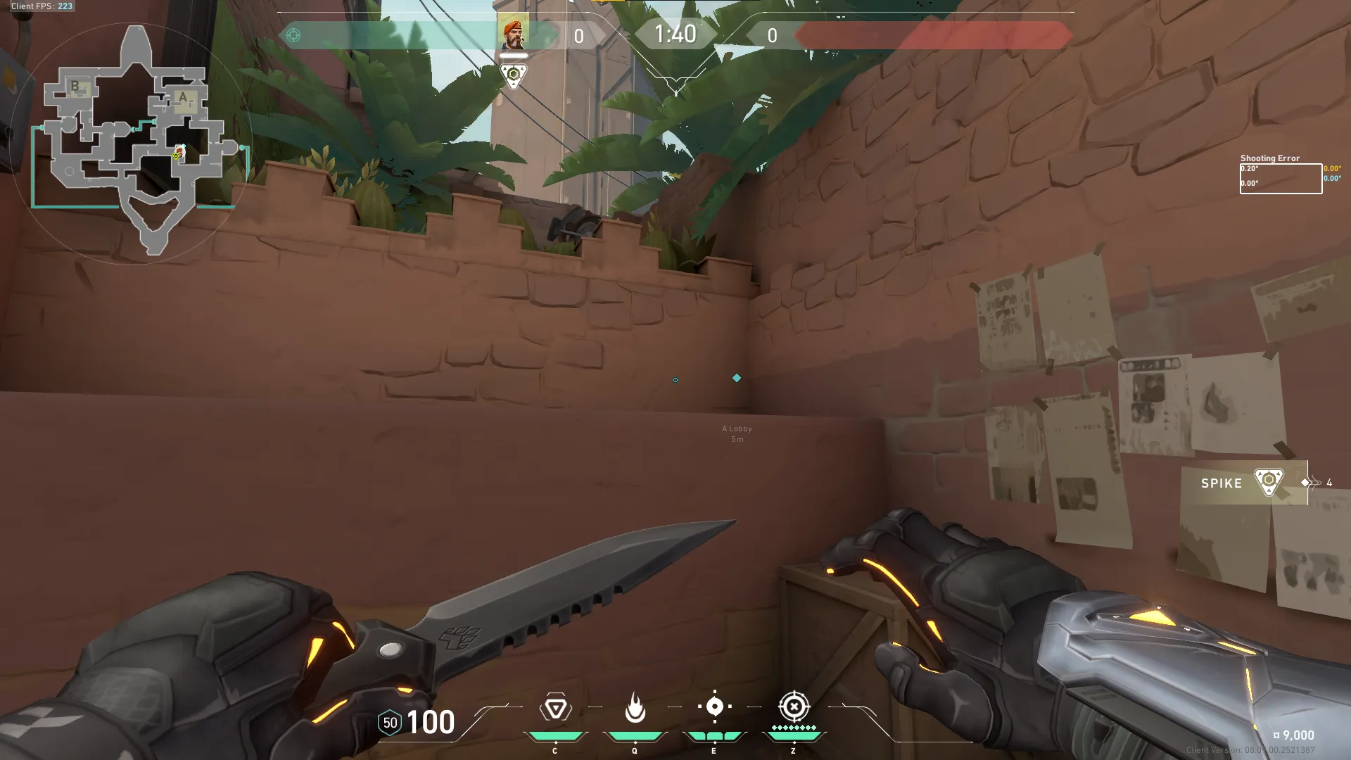 Brimstone Incendiary on Bind Attack Site A — step 1 of 3: Position — where to stand