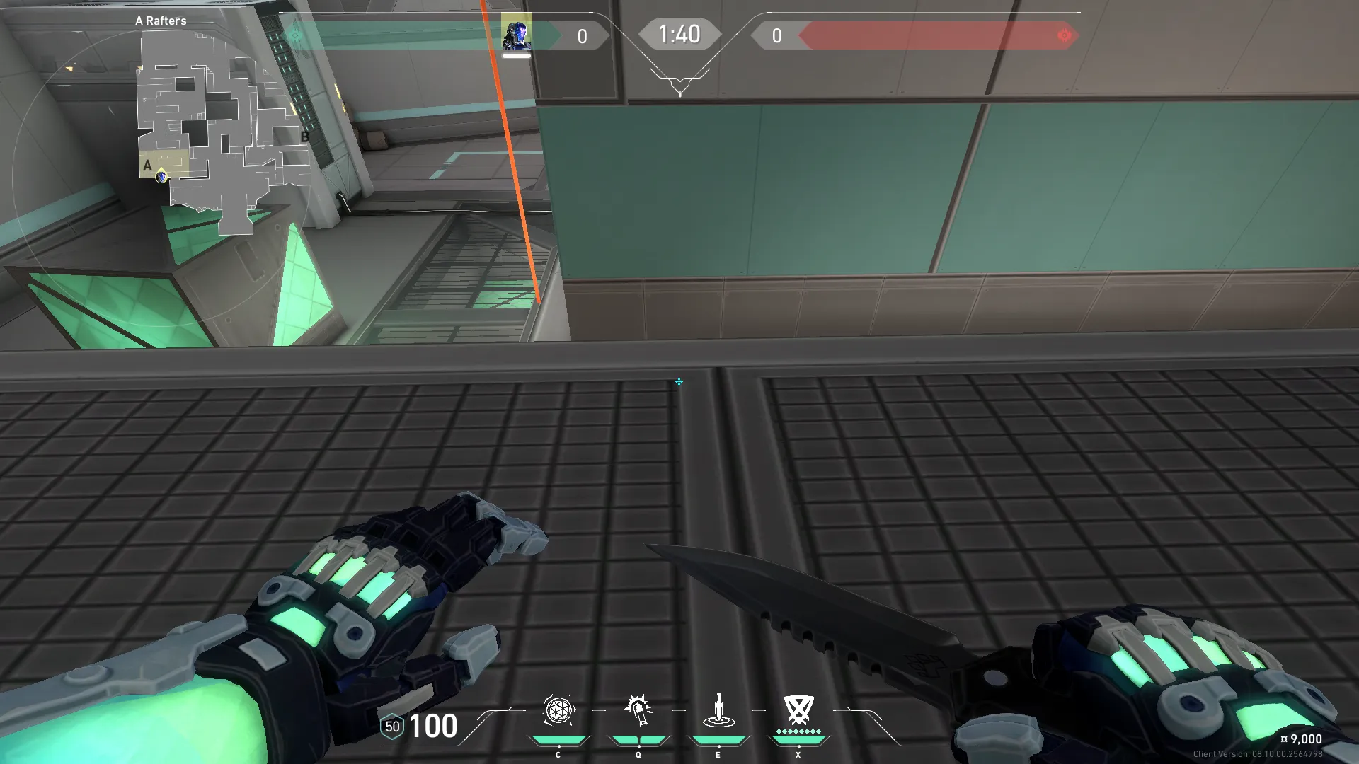 KAY/O Flash_Drive on Icebox Defense Site A — step 1 of 2: Position — where to stand