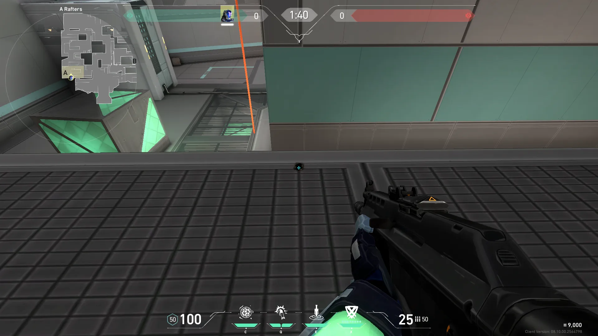 KAY/O Flash_Drive on Icebox Defense Site A — step 1 of 3: Position — where to stand