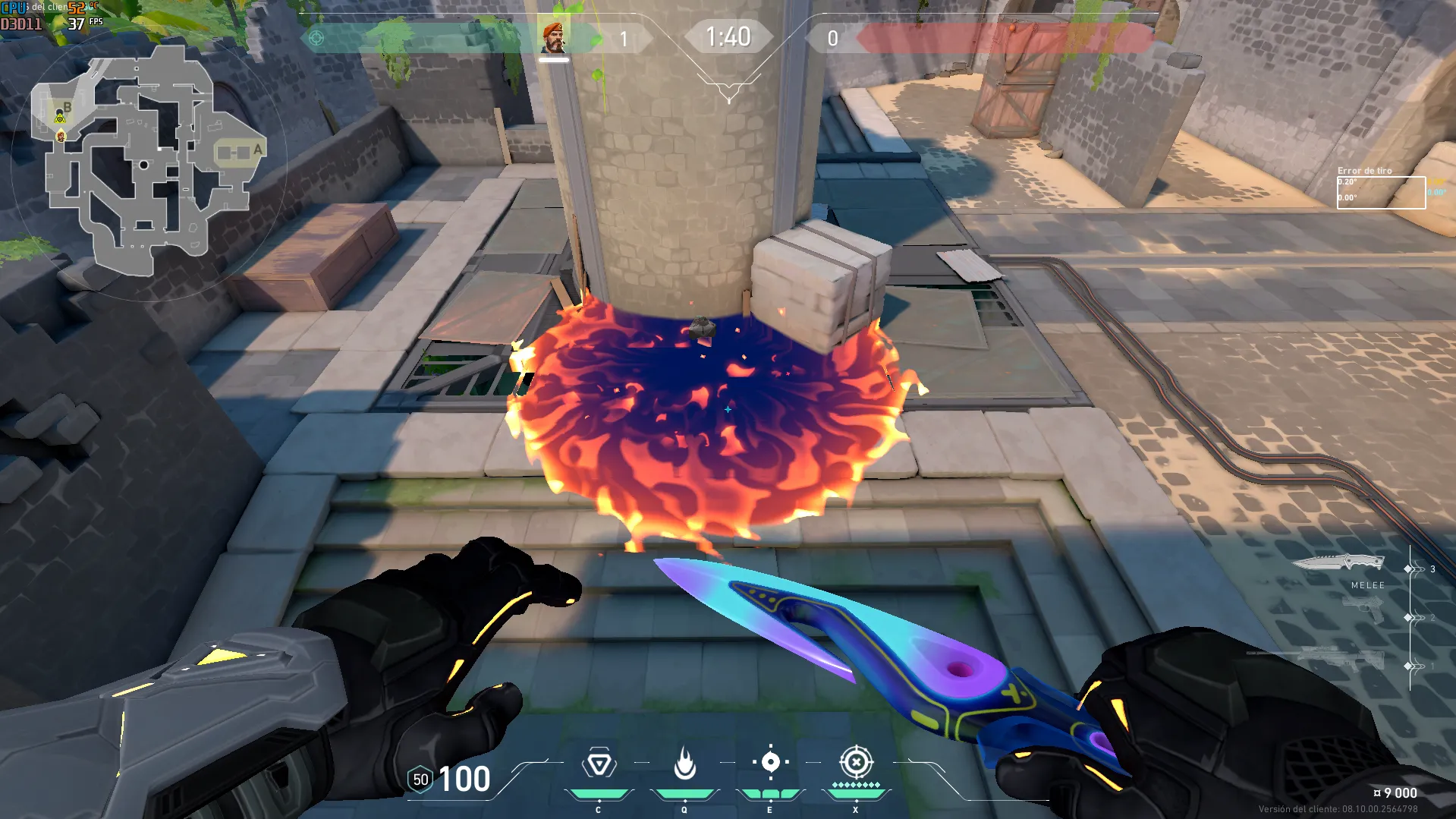 Brimstone Incendiary on Breeze Attack Site B — step 4 of 4: Result