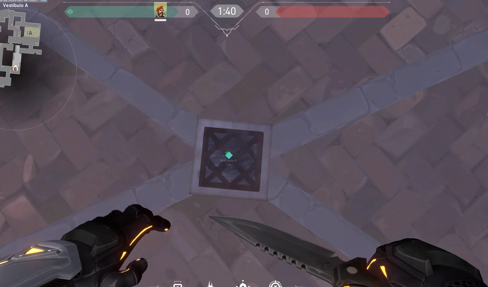 Brimstone Incendiary on Ascent Attack Site A — step 1 of 3: Position — where to stand