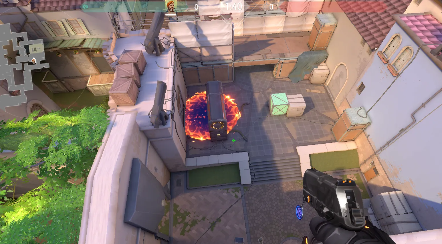 Brimstone Incendiary on Ascent Attack Site A — step 3 of 3: Result