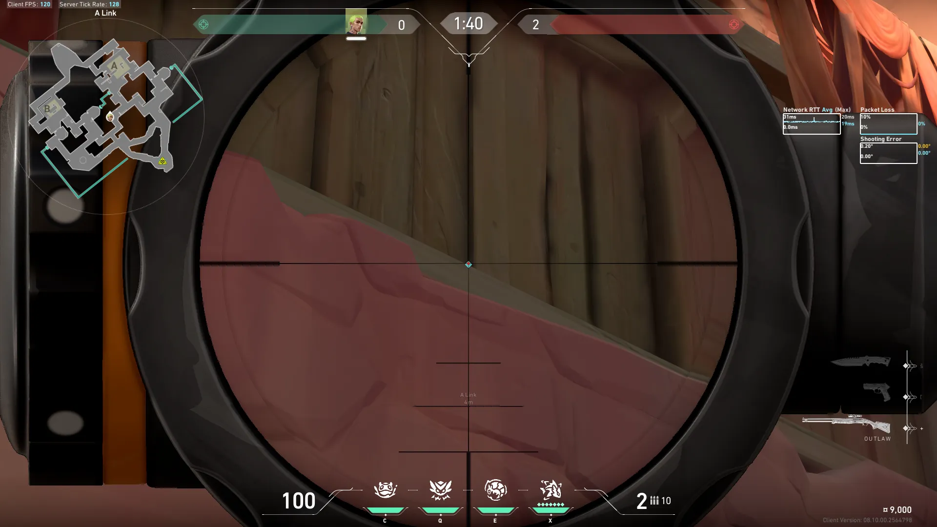 Gekko Mosh Pit on Bind Attack Site A — step 2 of 4: Aim — line up the shot