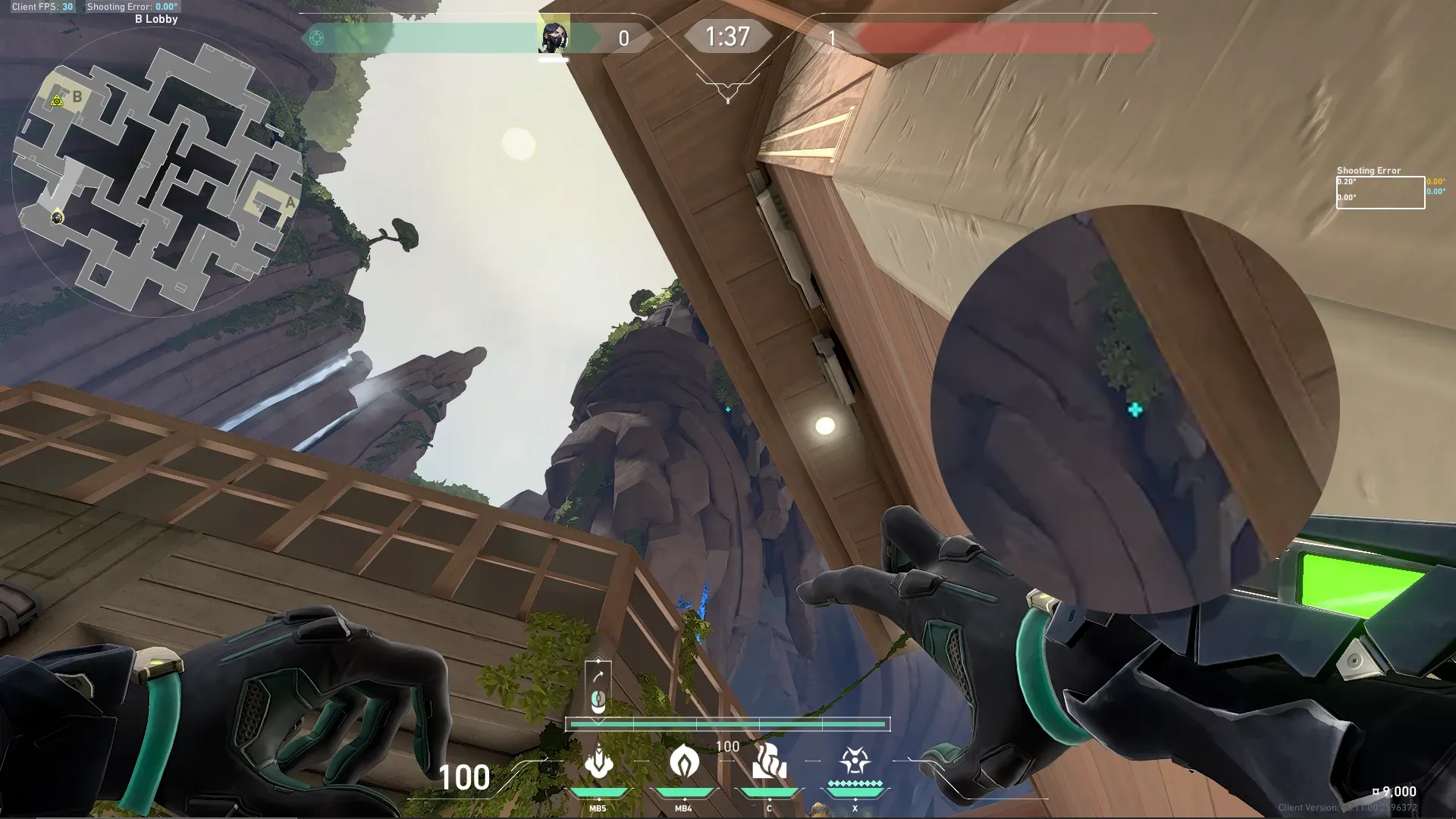 Viper Snake Bite on Abyss Attack Site B — step 2 of 3: Aim — line up the shot