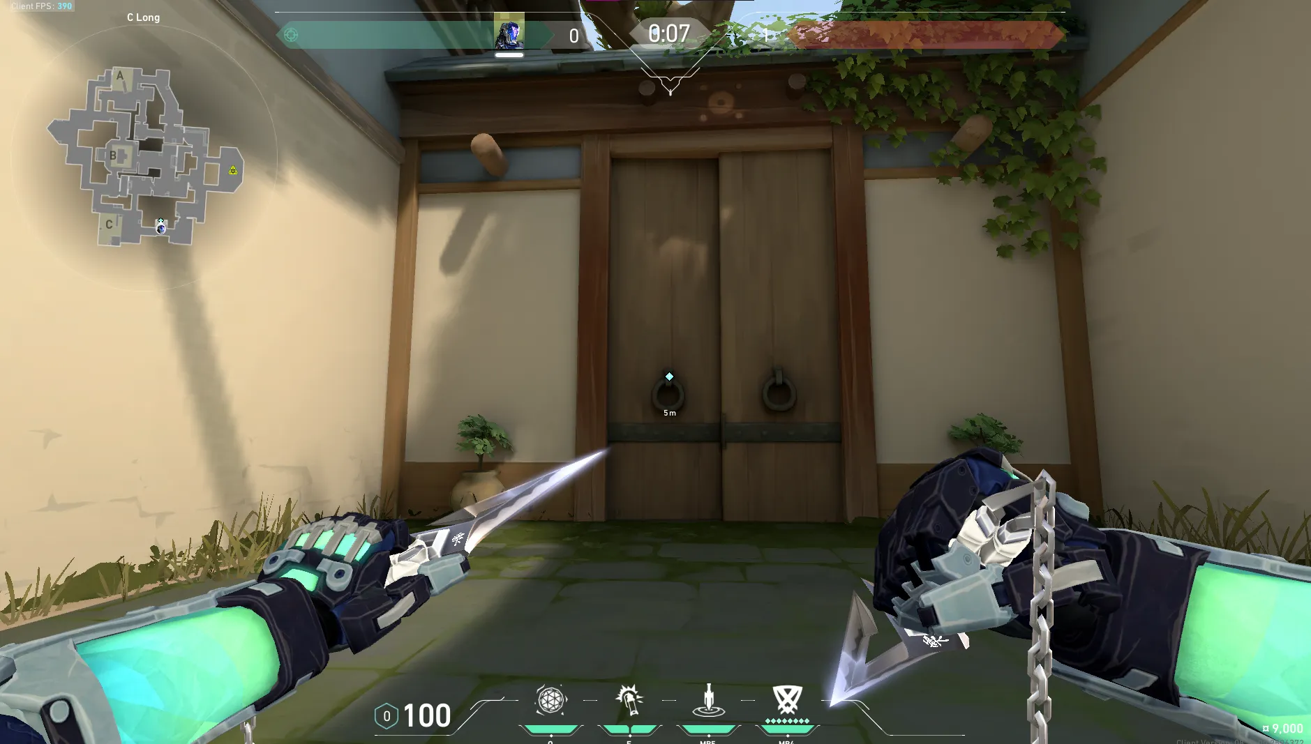 KAY/O Frag_Ment on Haven Attack Site C — step 1 of 4: Position — where to stand