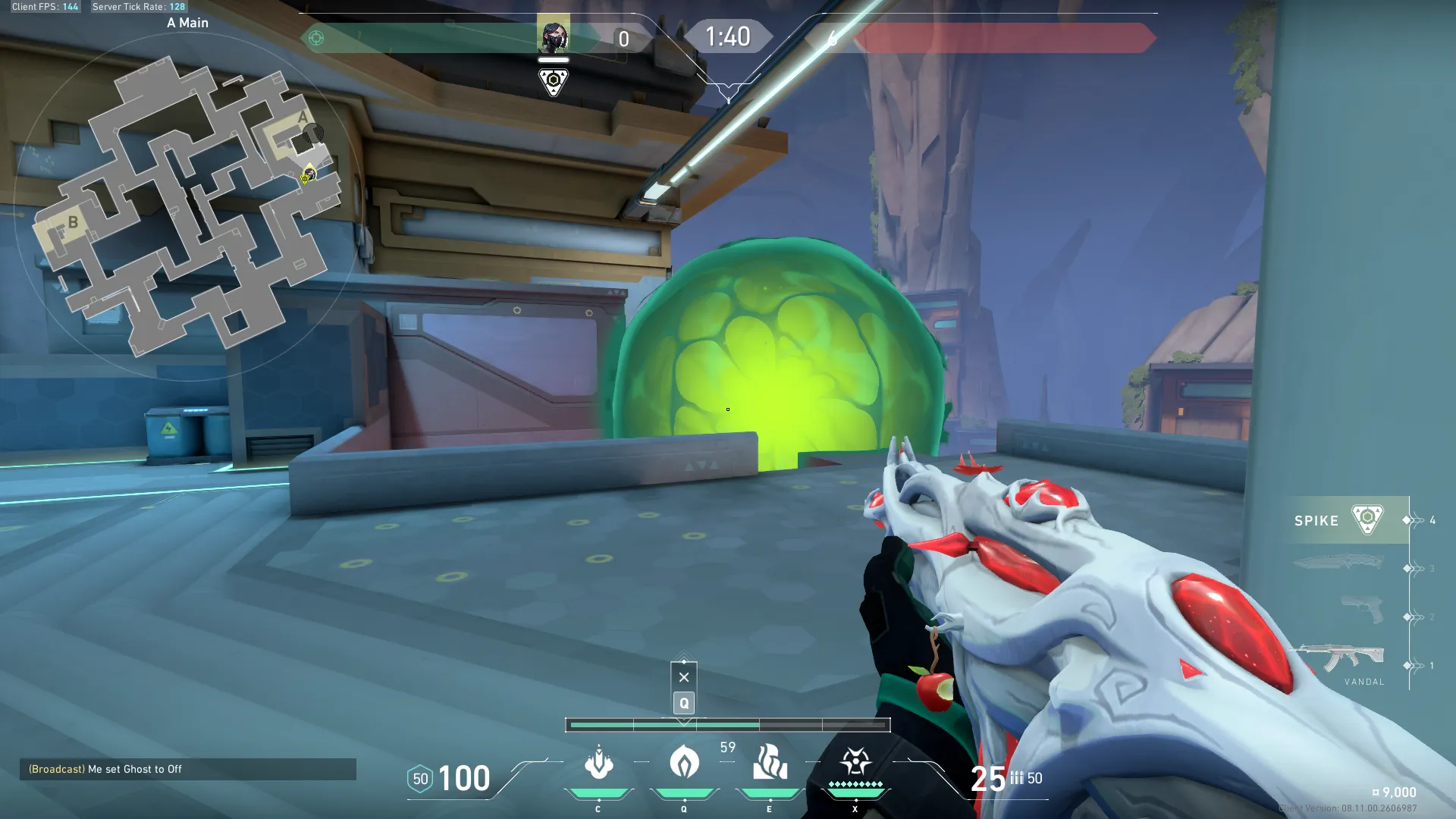 Viper Poison Cloud on Abyss Attack Site A — step 4 of 4: Result