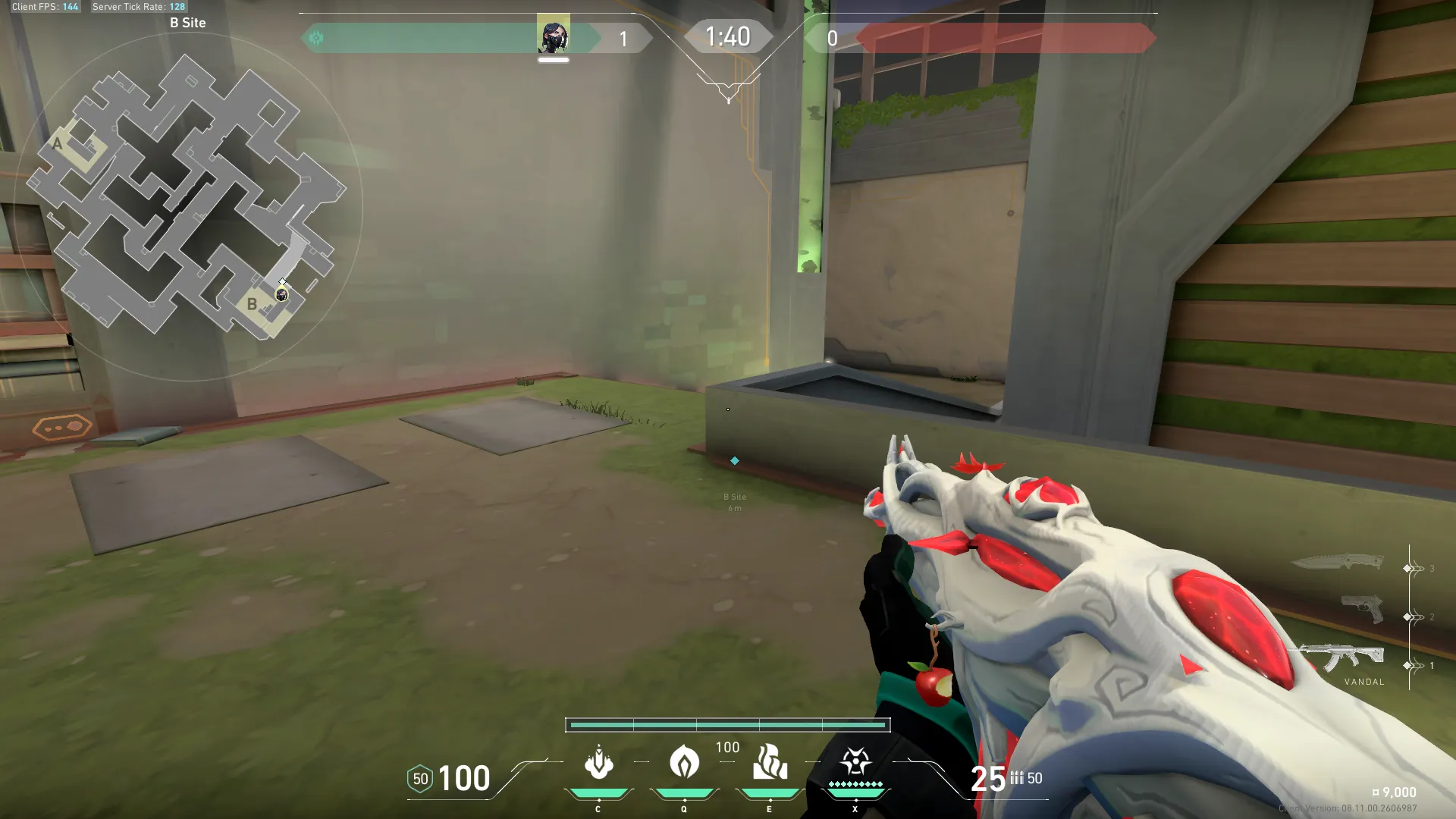 Viper Toxic Screen on Abyss Defense Mid — step 6 of 11: Aim — line up the shot