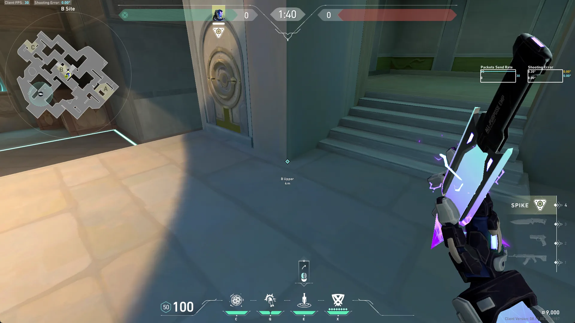 KAY/O Zero_Point on Lotus Defense Site B — step 1 of 3: Position — where to stand