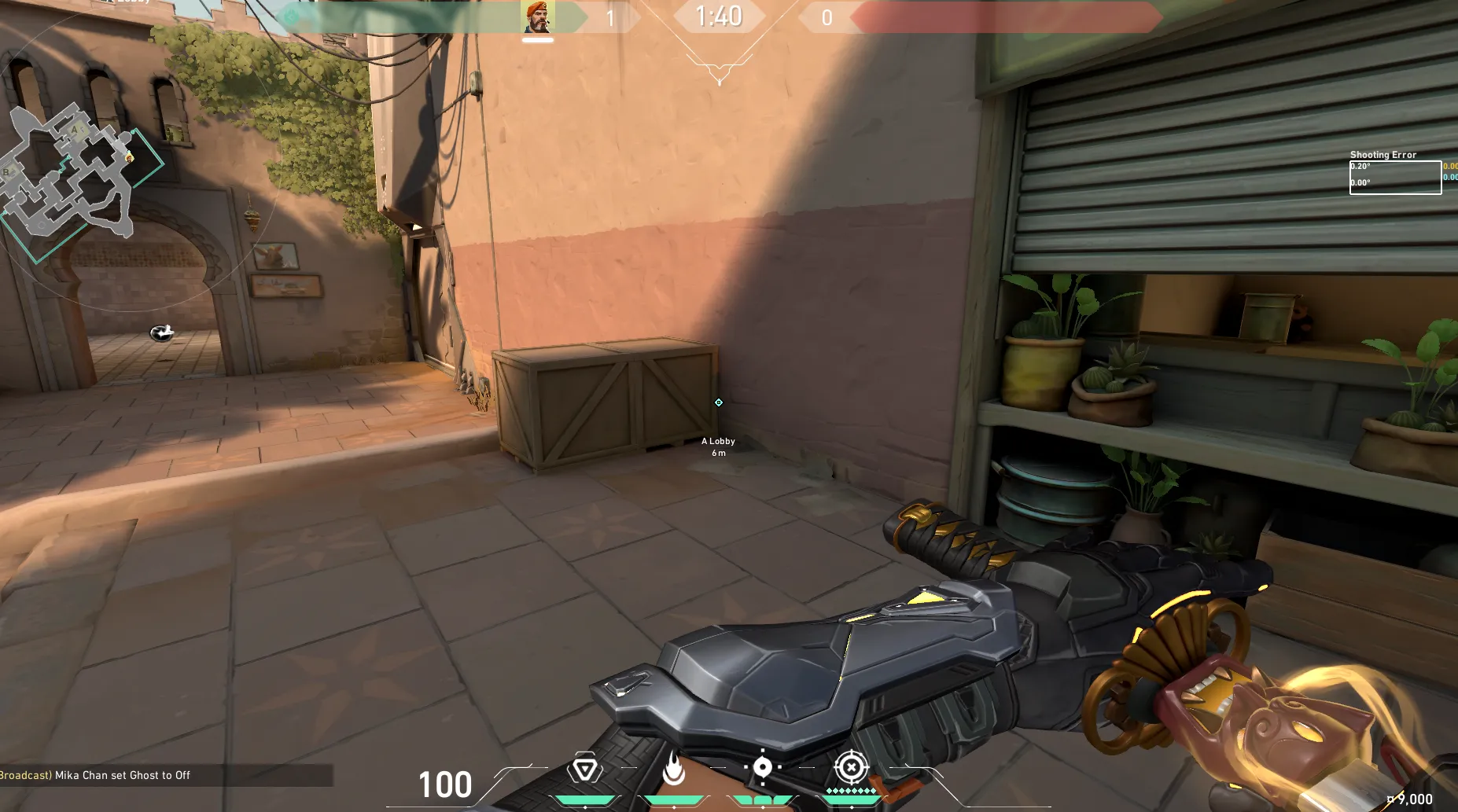 Brimstone Incendiary on Bind Attack Site A — step 1 of 3: Position — where to stand