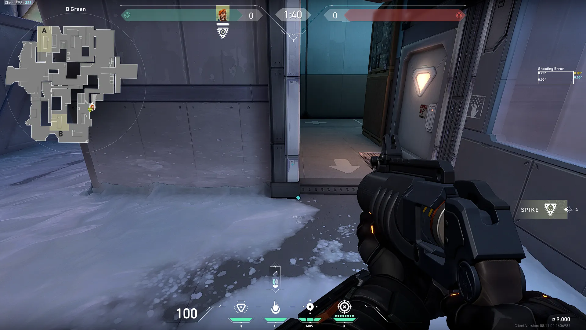 Brimstone Incendiary on Icebox Attack Site B — step 1 of 2: Position — where to stand