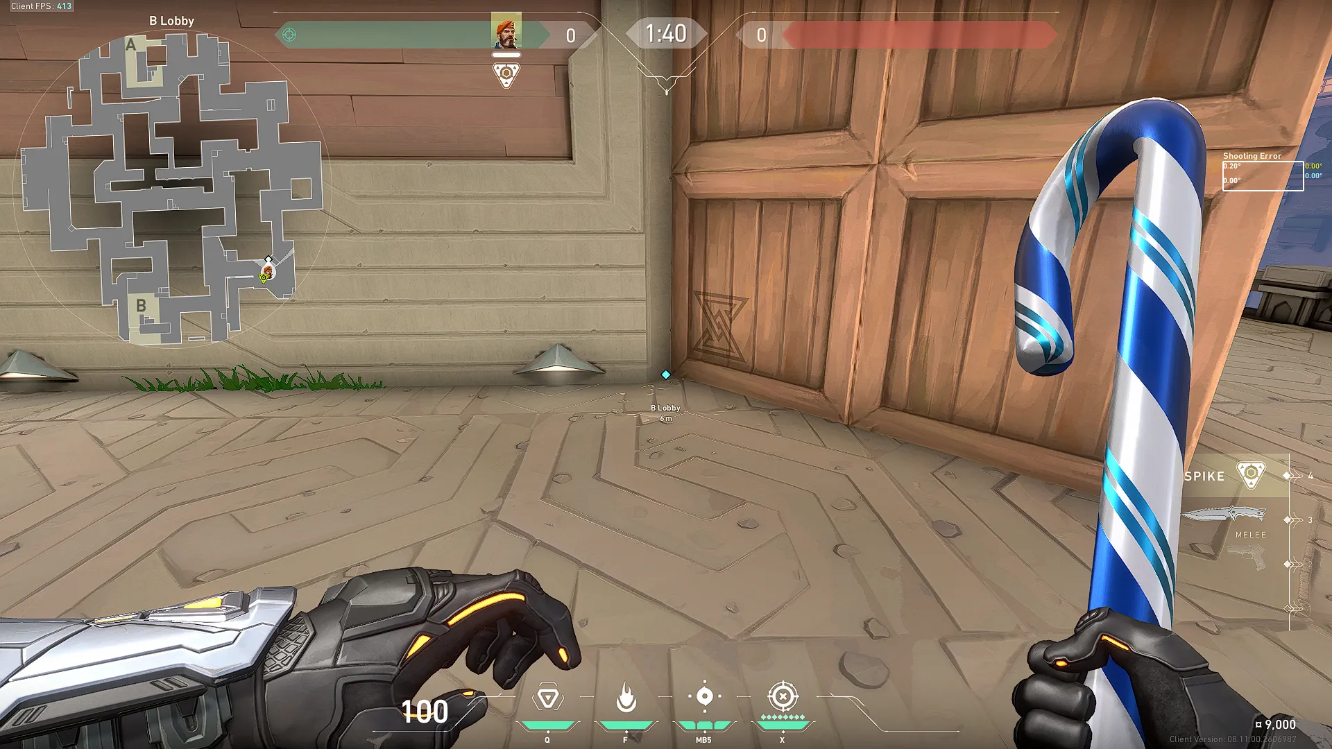 Brimstone Incendiary on Abyss Attack Site B — step 1 of 2: Position — where to stand