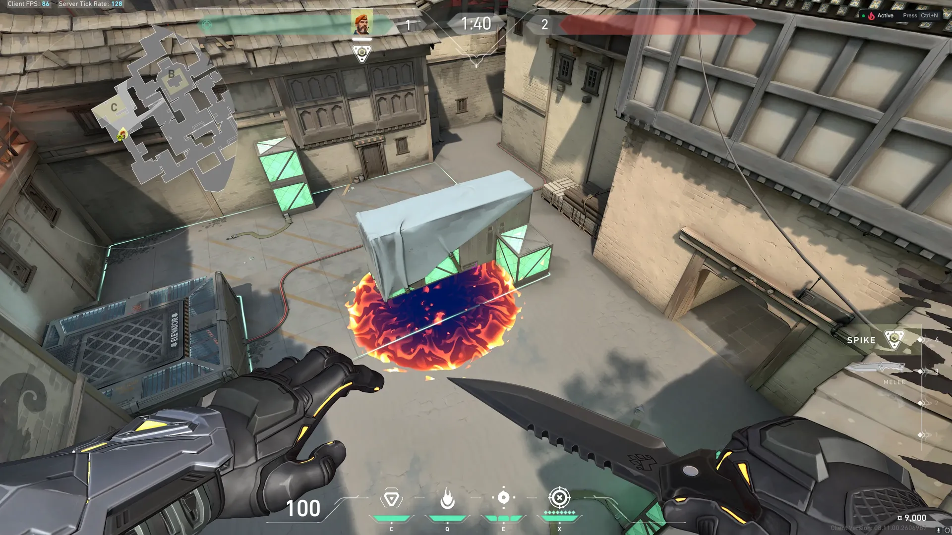 Brimstone Incendiary on Haven Attack Site C — step 3 of 3: Result