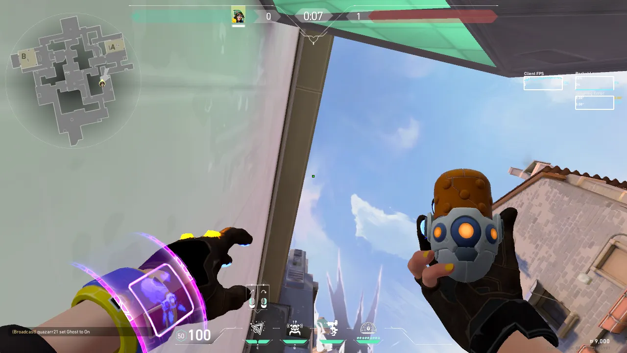 Killjoy Nanoswarm on Ascent Attack Site A — step 1 of 3: Position — where to stand