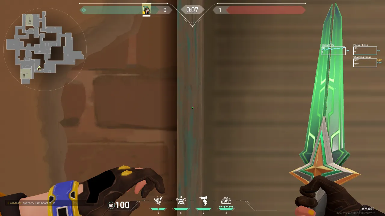 Killjoy Nanoswarm on Ascent Attack Site B — step 1 of 3: Position — where to stand