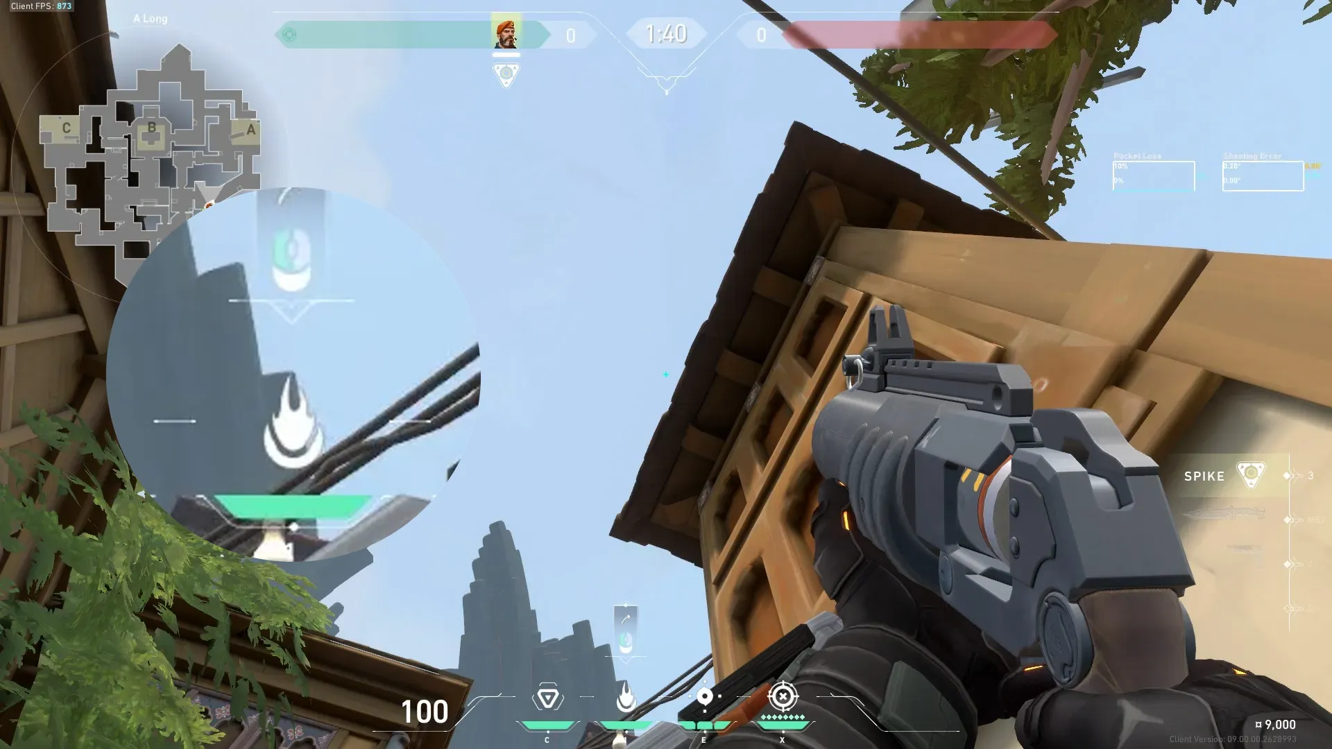 Brimstone Incendiary on Haven Attack Site A — step 2 of 10: Aim — line up the shot