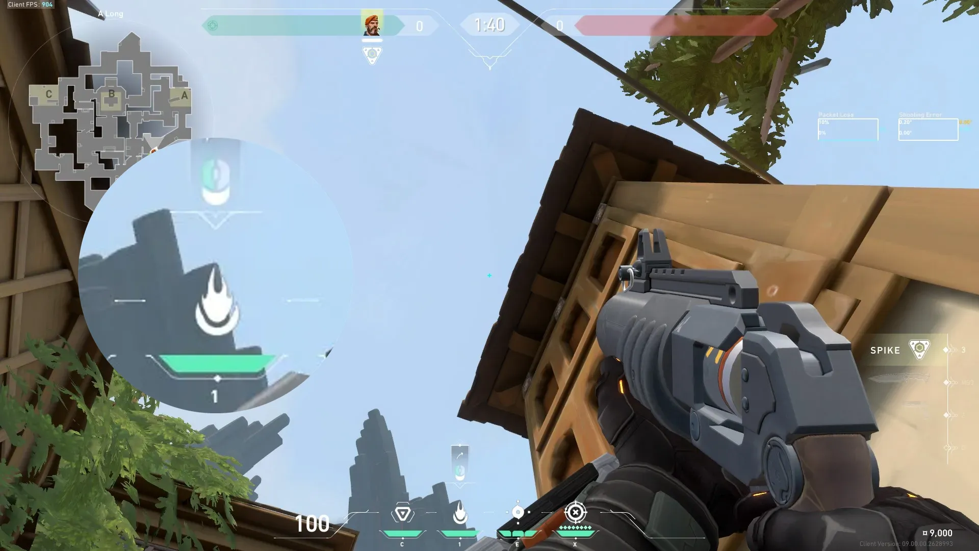 Brimstone Incendiary on Haven Attack Site A — step 4 of 10: Aim — line up the shot