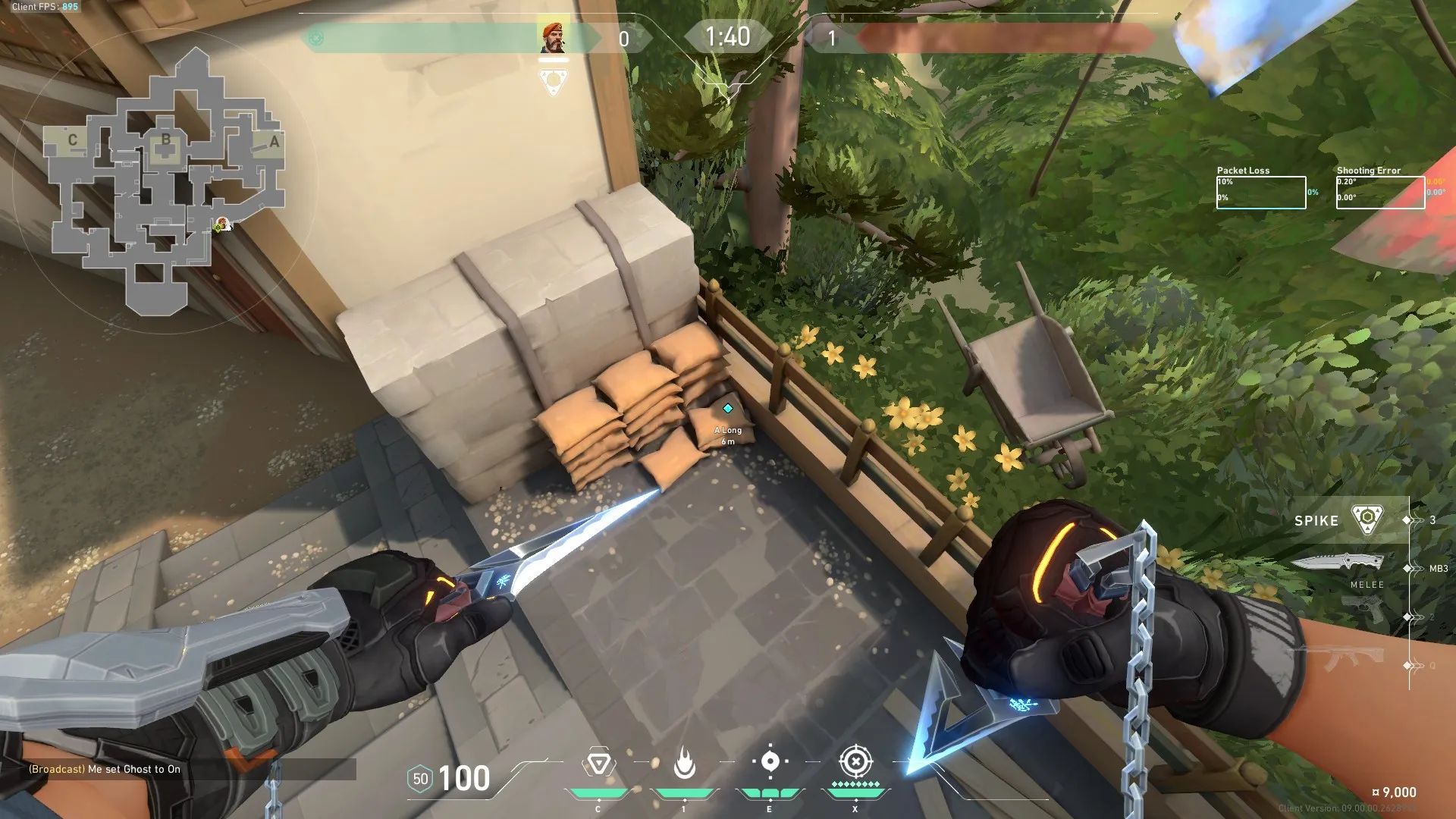 Brimstone Incendiary on Haven Attack Site A — step 7 of 10: Aim — line up the shot