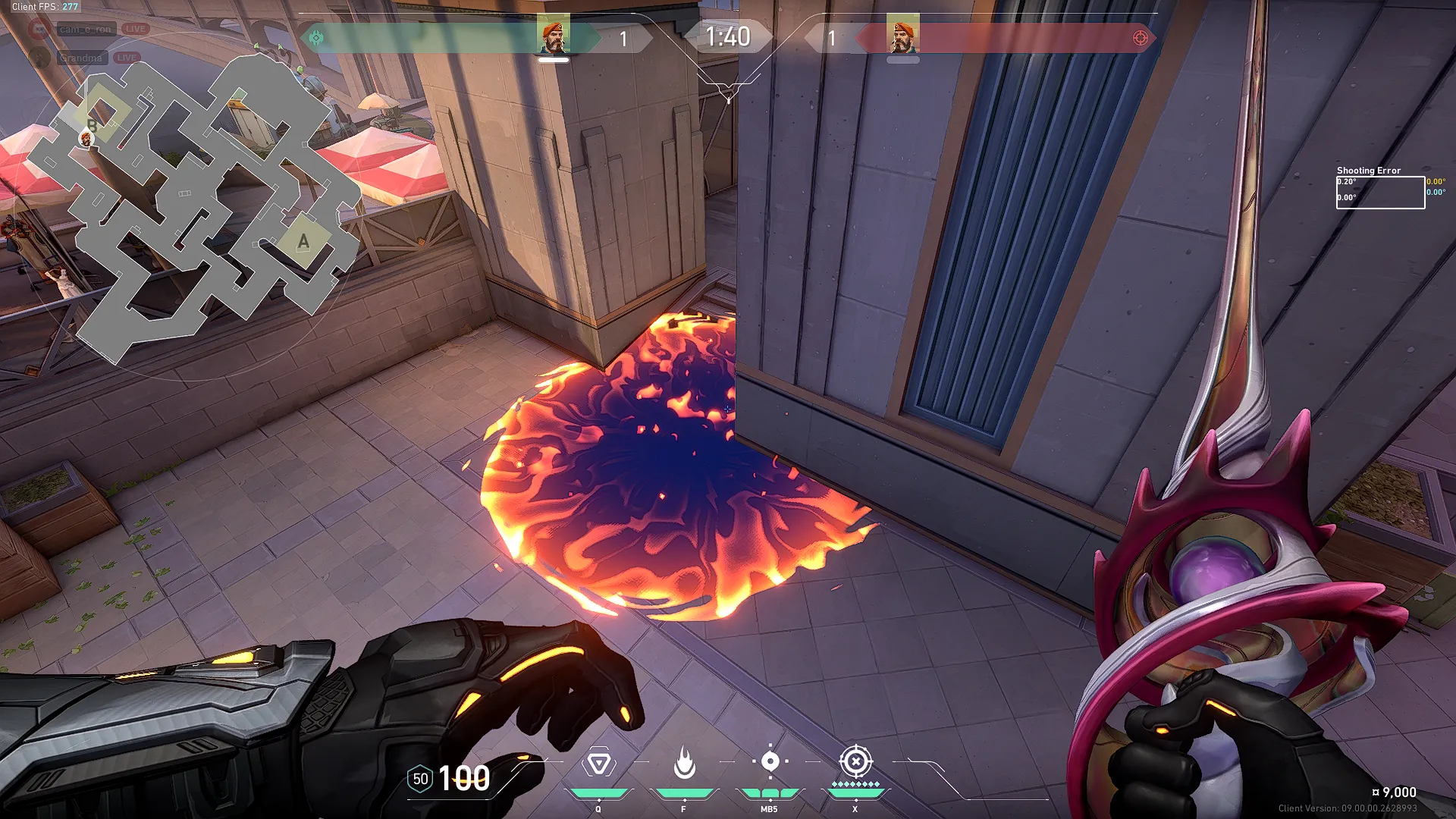 Brimstone Incendiary on Sunset Attack Site B — step 3 of 3: Result