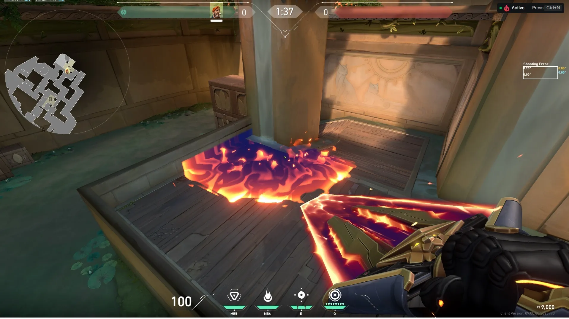 Brimstone Incendiary on Lotus Attack Site C — step 3 of 3: Result