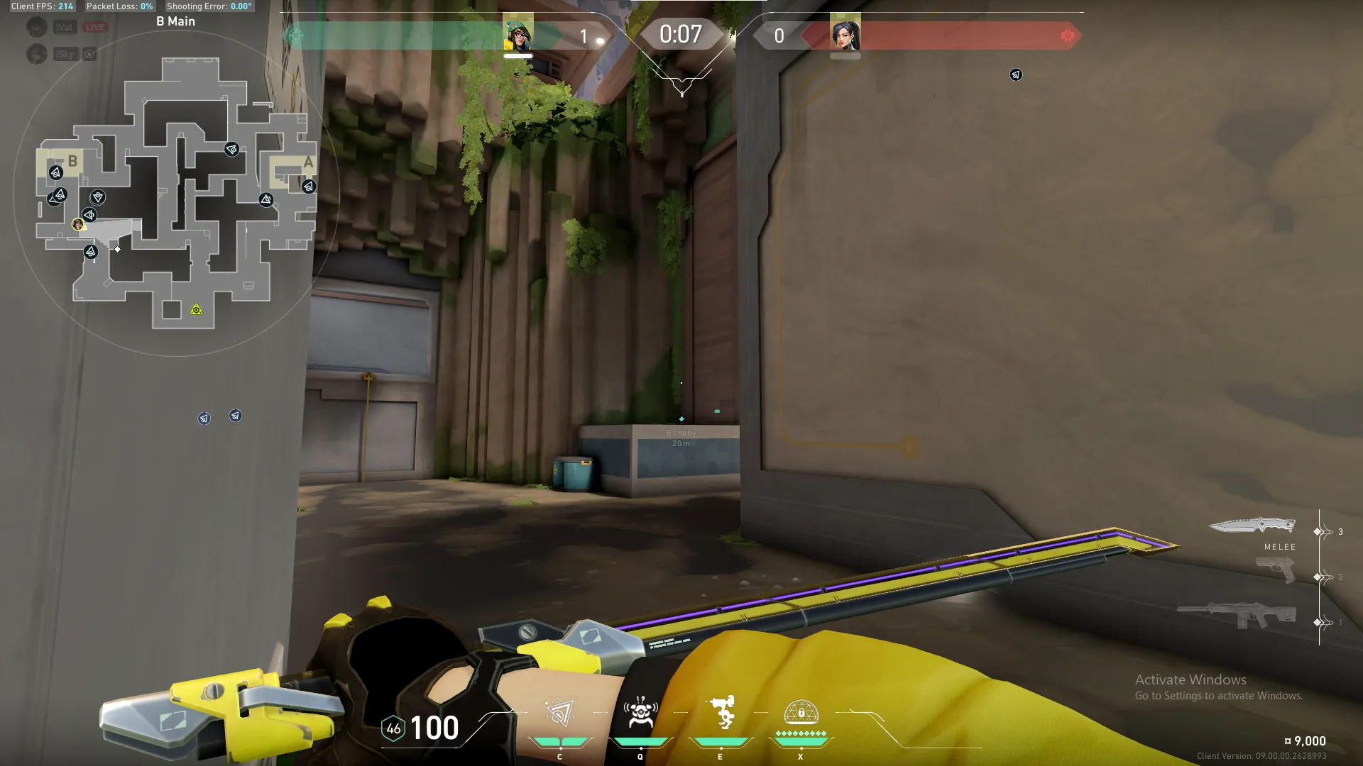 Killjoy Nanoswarm on Abyss Attack Site B — step 1 of 4: Position — where to stand