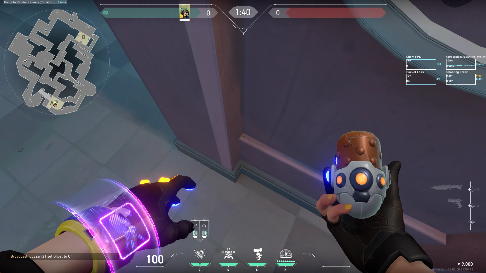 Killjoy Nanoswarm on Pearl Defense Site A — step 1 of 5: Position — where to stand