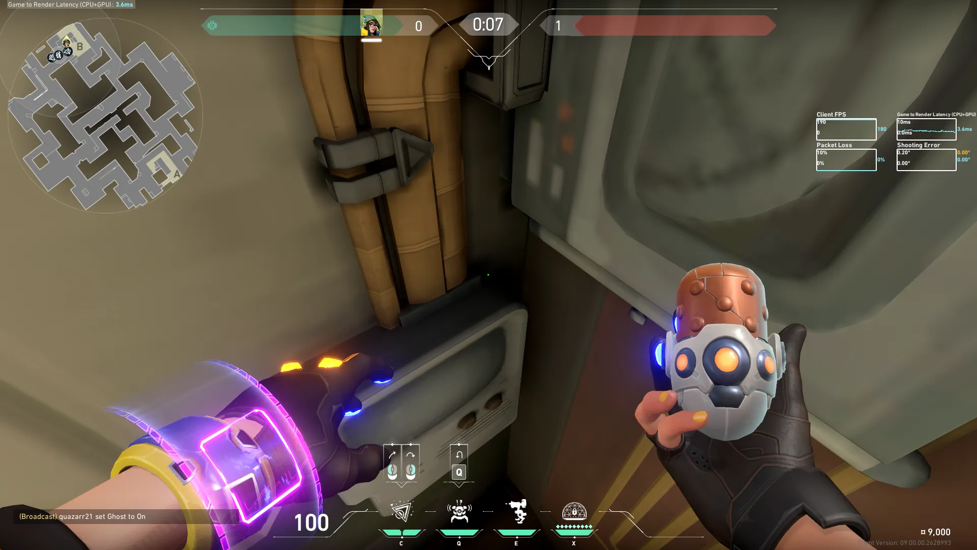 Killjoy Nanoswarm on Abyss Defense Site B — step 1 of 3: Position — where to stand