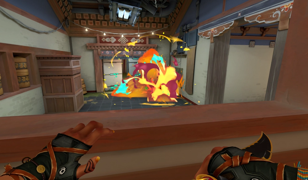 Raze Paint Shells on Haven Defense Site C — step 6 of 6: Result
