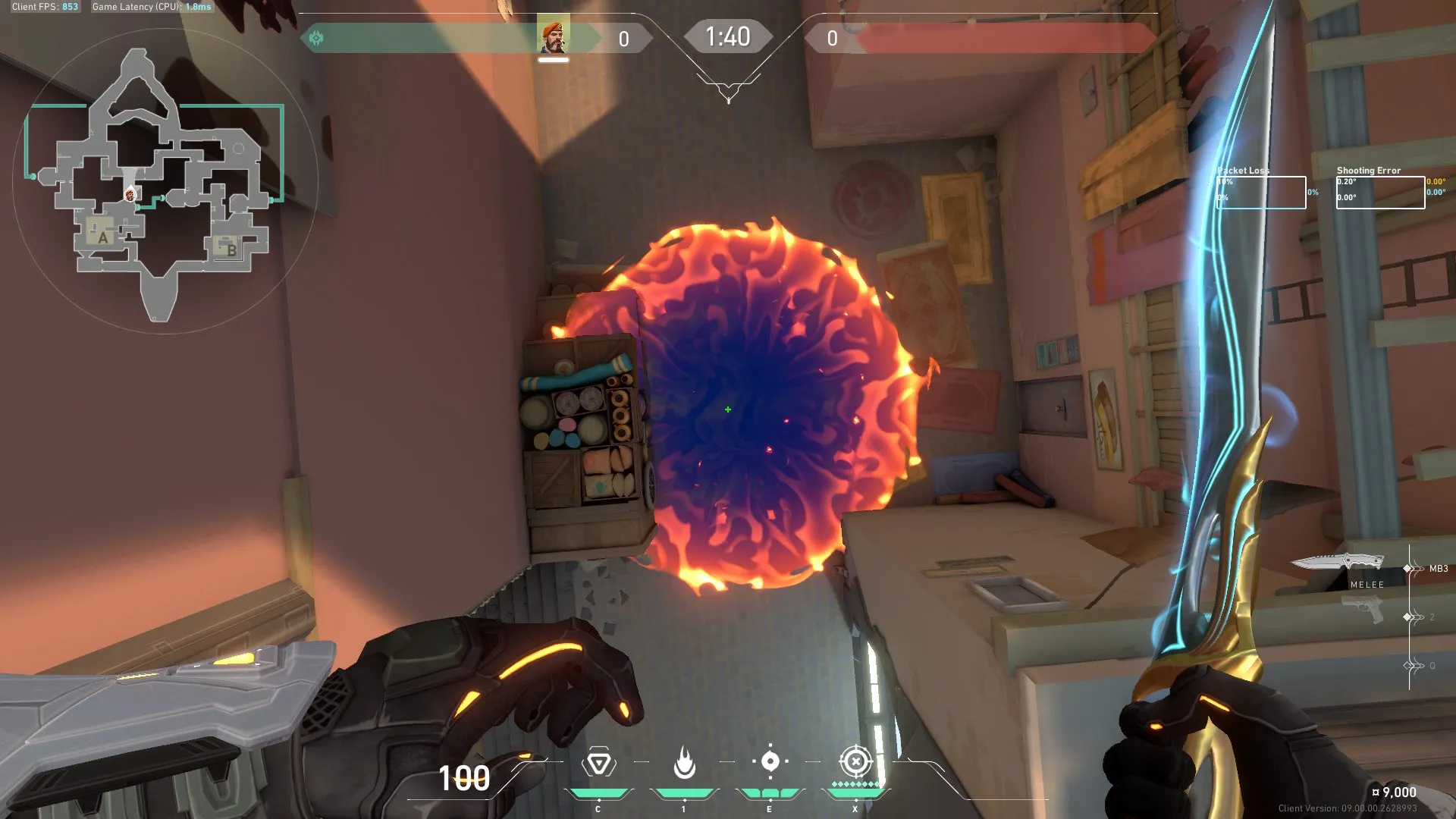 Brimstone Incendiary on Bind Defense Site A — step 3 of 3: Result