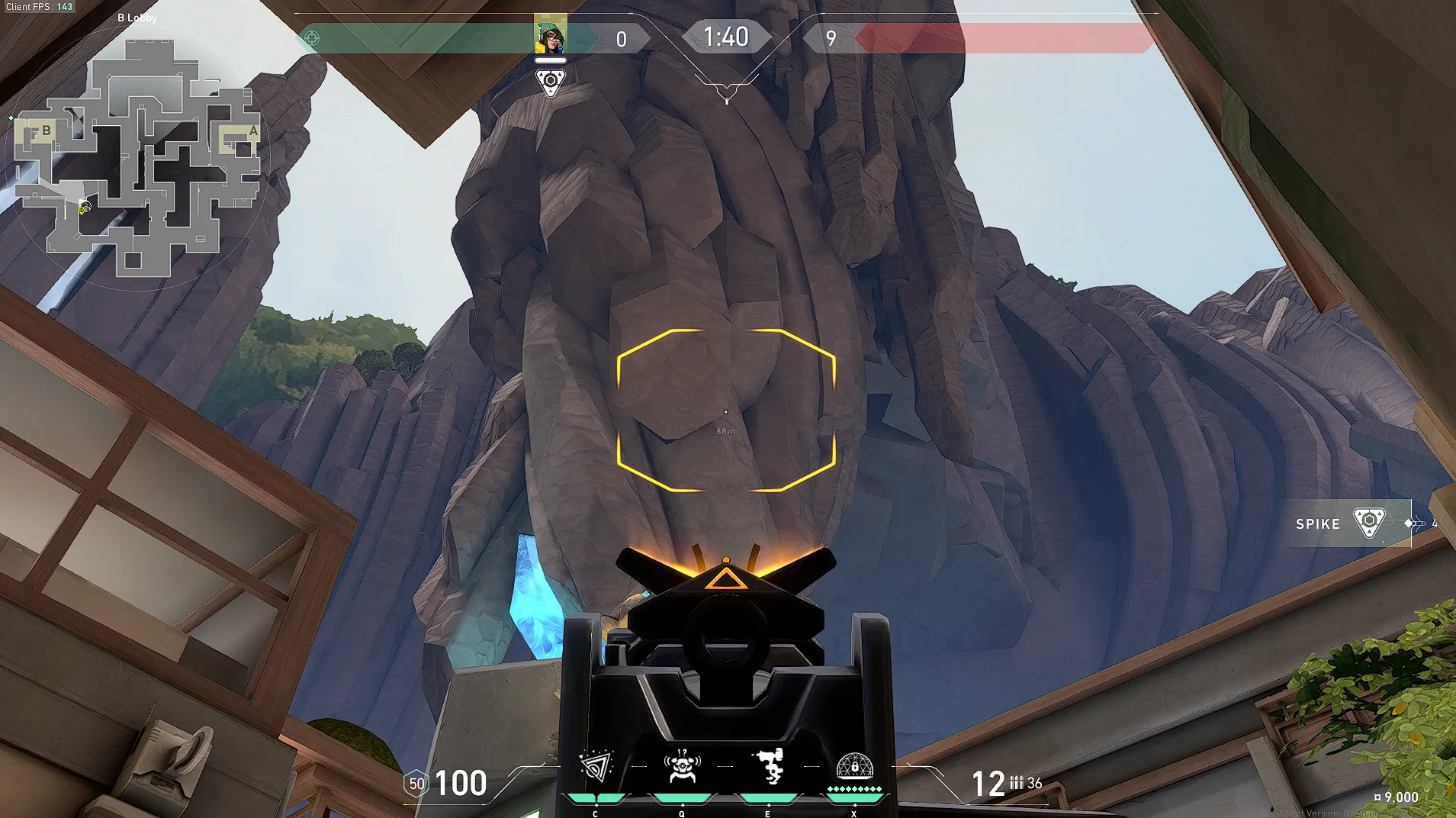 Gekko Mosh Pit on Abyss Attack Site B — step 2 of 7: Aim — line up the shot