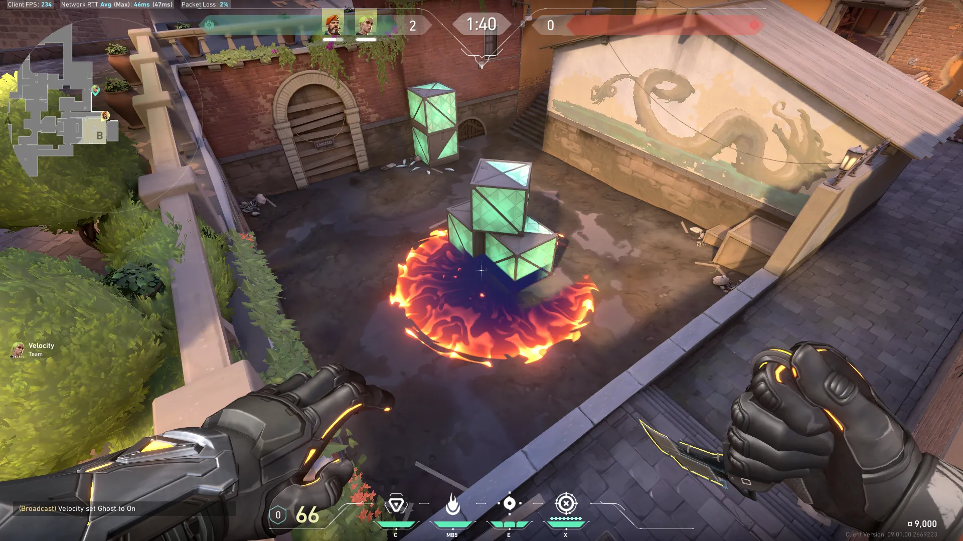 Brimstone Incendiary on Ascent Attack Site B — step 3 of 3: Result