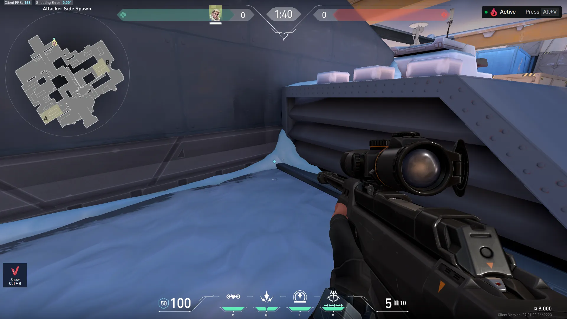 Attacker Side Spawn to A Site Fake Recon — Sova lineup on Icebox