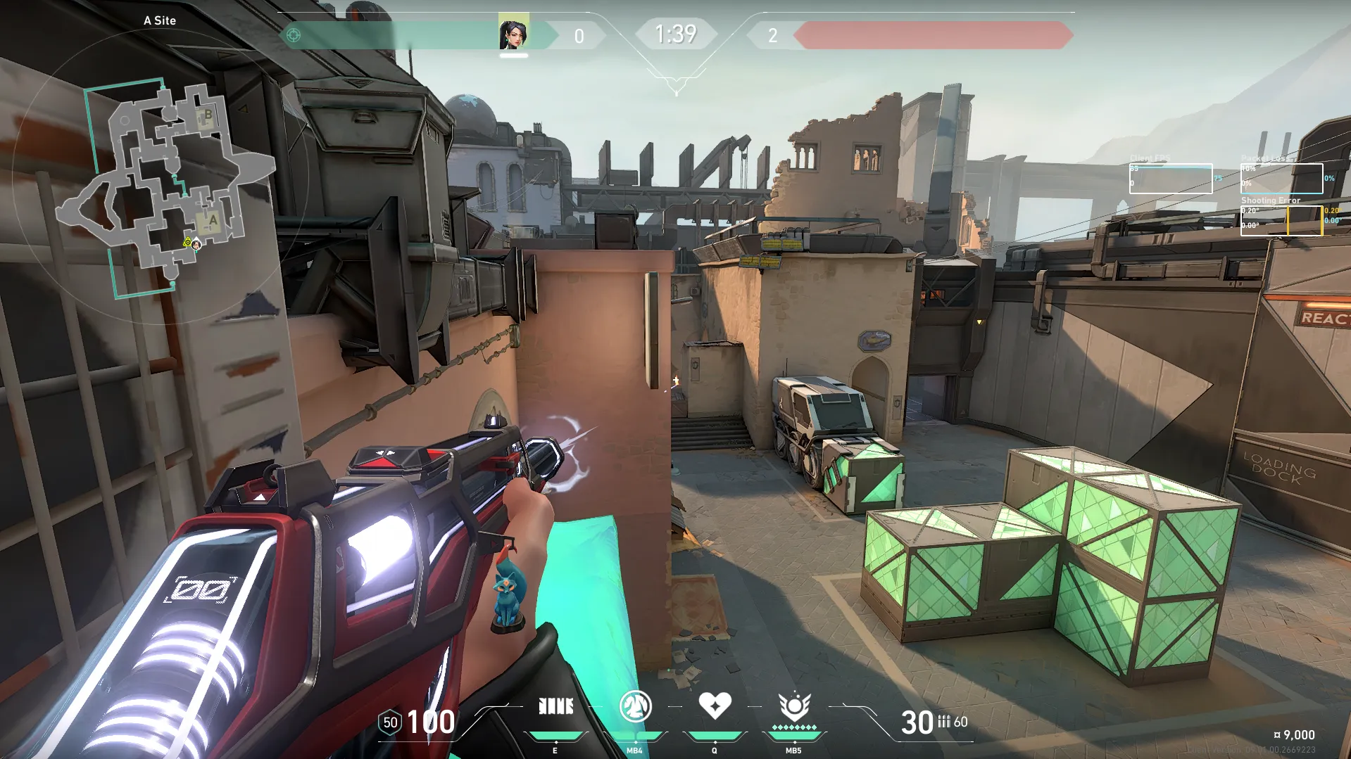 Sage Barrier Orb on Bind Defense Site A — step 4 of 5: Aim — line up the shot