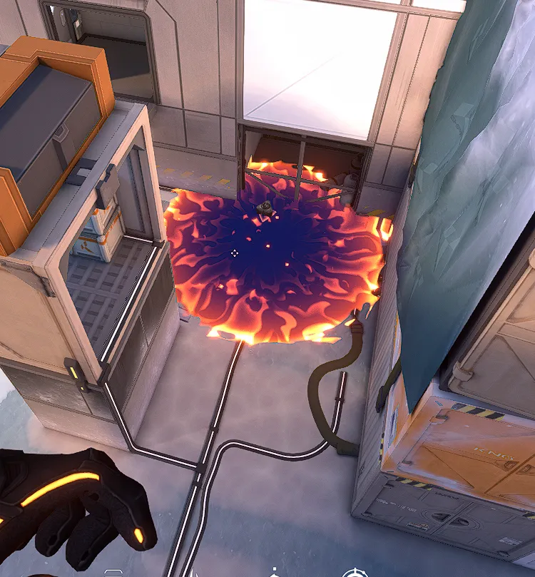Brimstone Incendiary on Icebox Attack Site B — step 4 of 4: Result