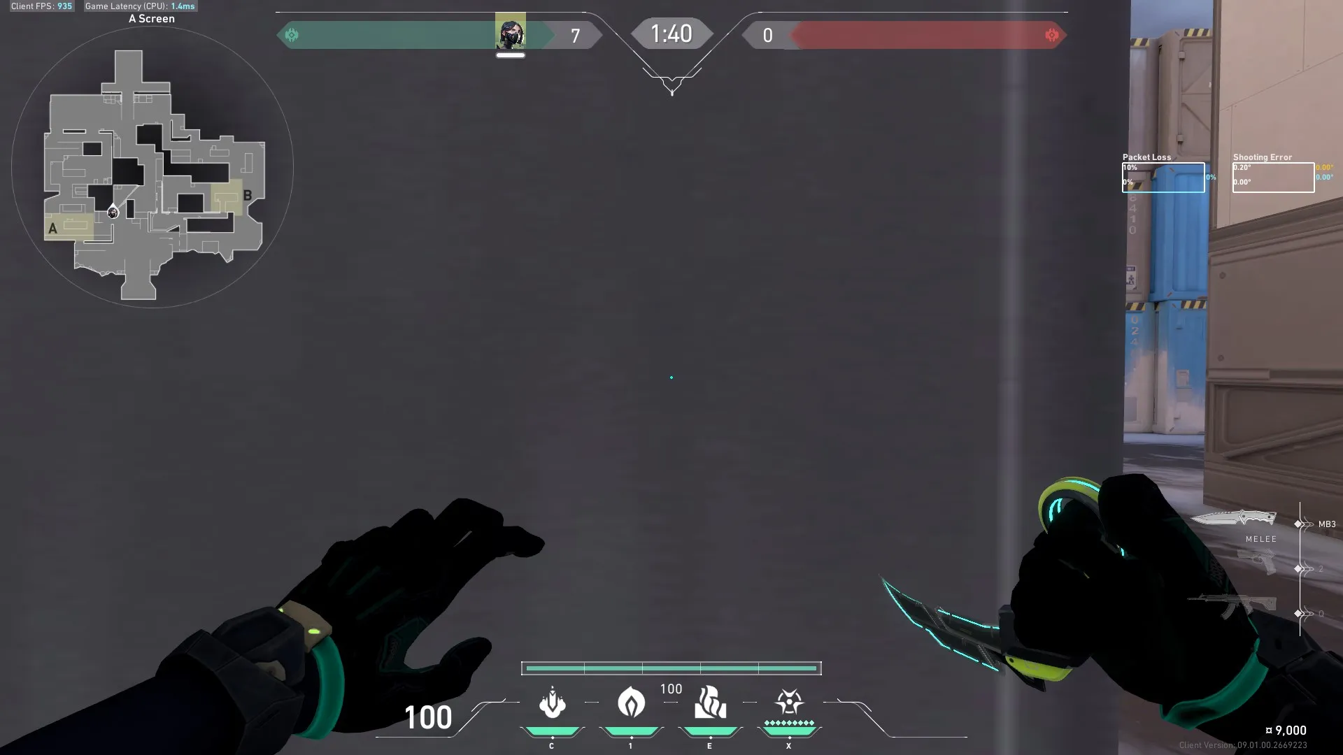 Viper Poison Cloud on Icebox Defense Site A — step 2 of 9: Aim — line up the shot