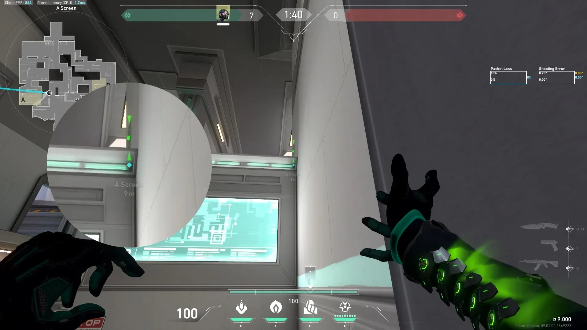 Viper Poison Cloud on Icebox Defense Site A — step 3 of 9: Aim — line up the shot