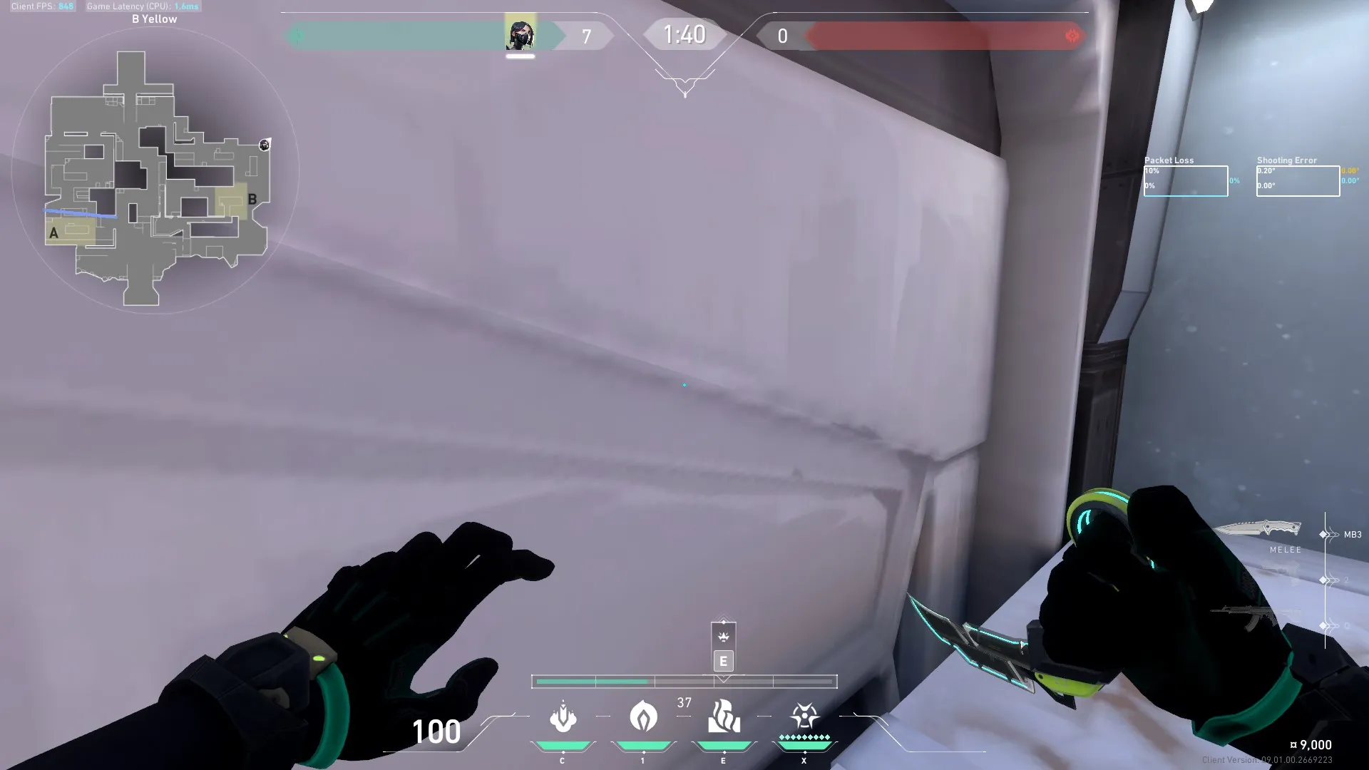 Viper Poison Cloud on Icebox Defense Site A — step 6 of 9: Aim — line up the shot
