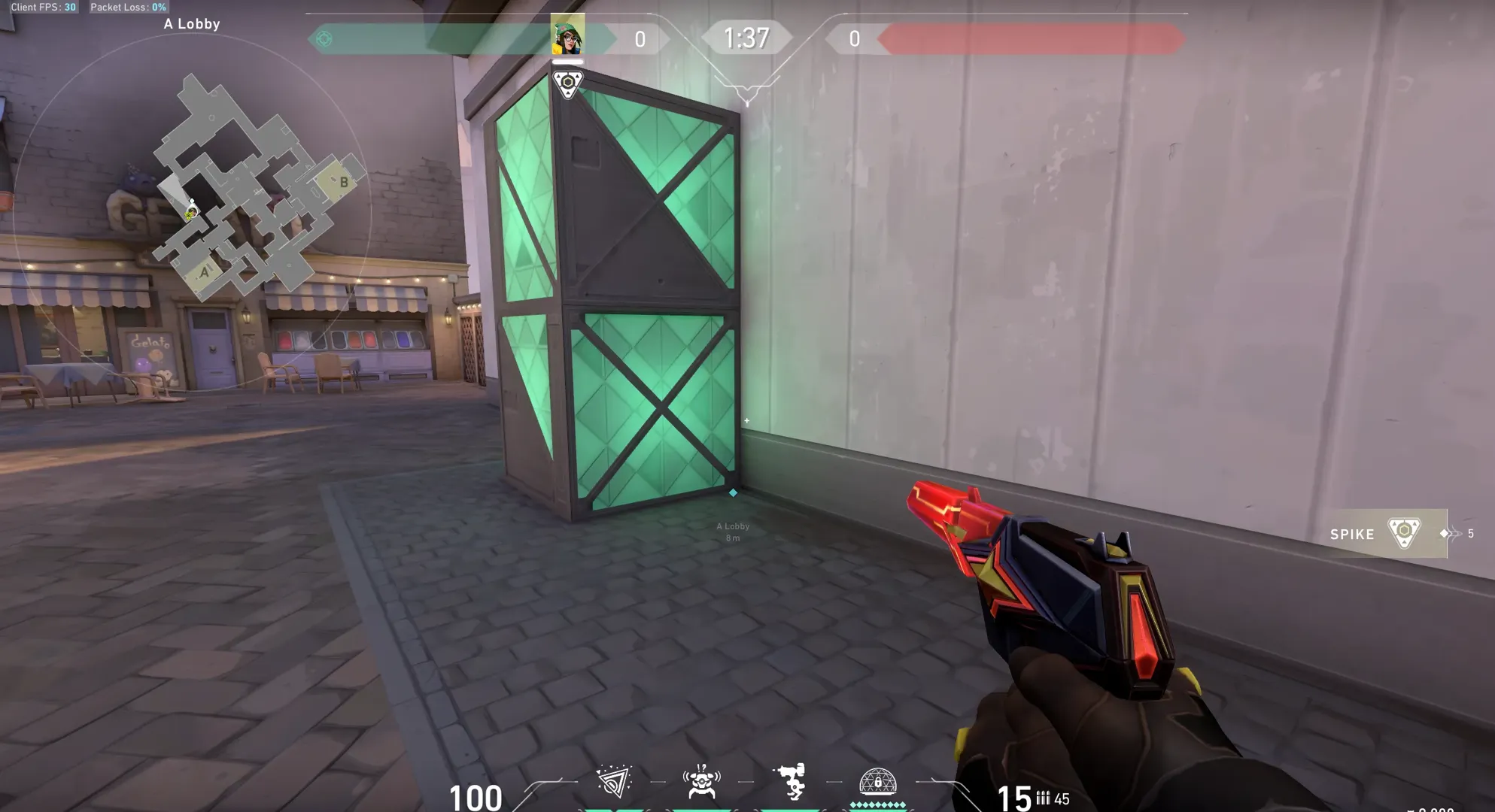 Killjoy Nanoswarm on Ascent Attack Site A — step 1 of 6: Position — where to stand